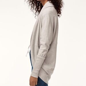 Wilfred for Aritzia Diderot Cocoon Sweater Cardigan in Oatmeal- Size Small